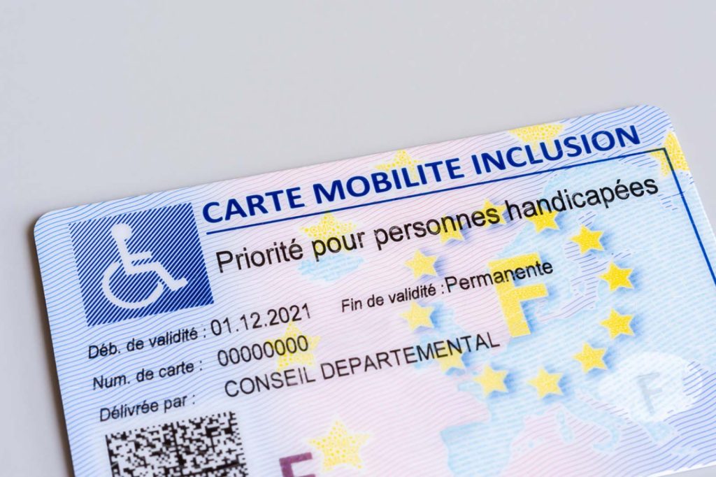 Carte Mobilité handicapé
