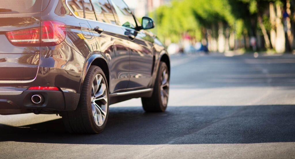 Vouture route excès de vitesse