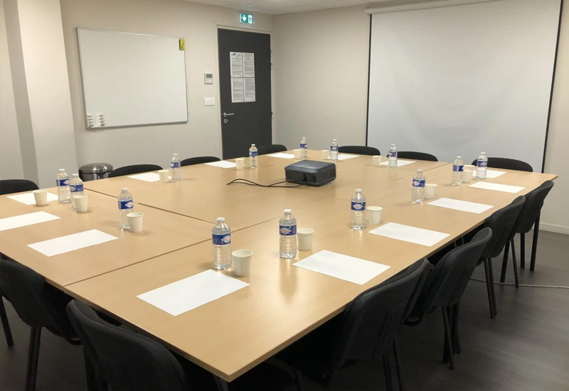 Salle de formation du Centre d'affaires SCRIBES de Mâcon