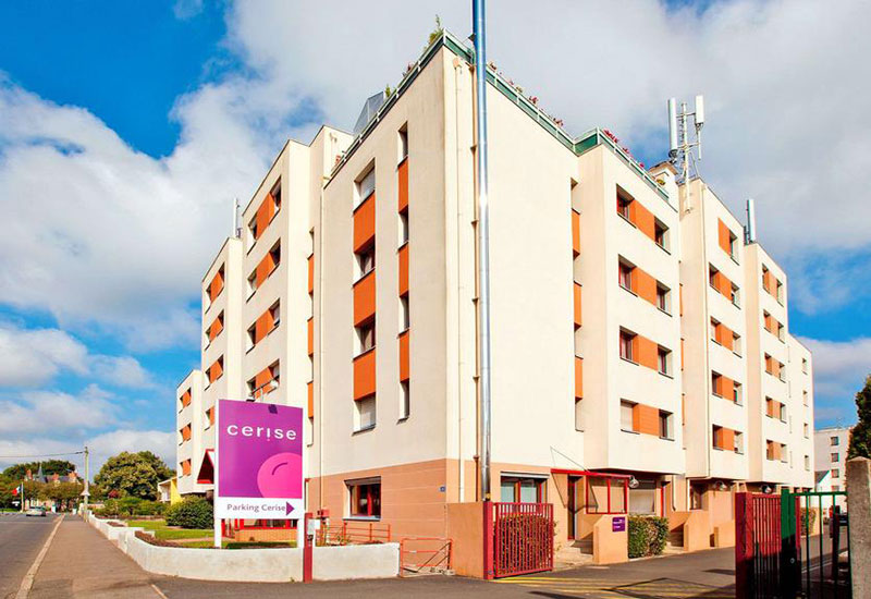 Cerise-Nantes-La-Beaujoire-Nantes-facade Façade de l'hôtel Cerise de Nantes La Beaujoire