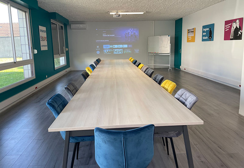 Mission-Locale-Beaune-formation Salle de formation de la Mission Locale de Beaune