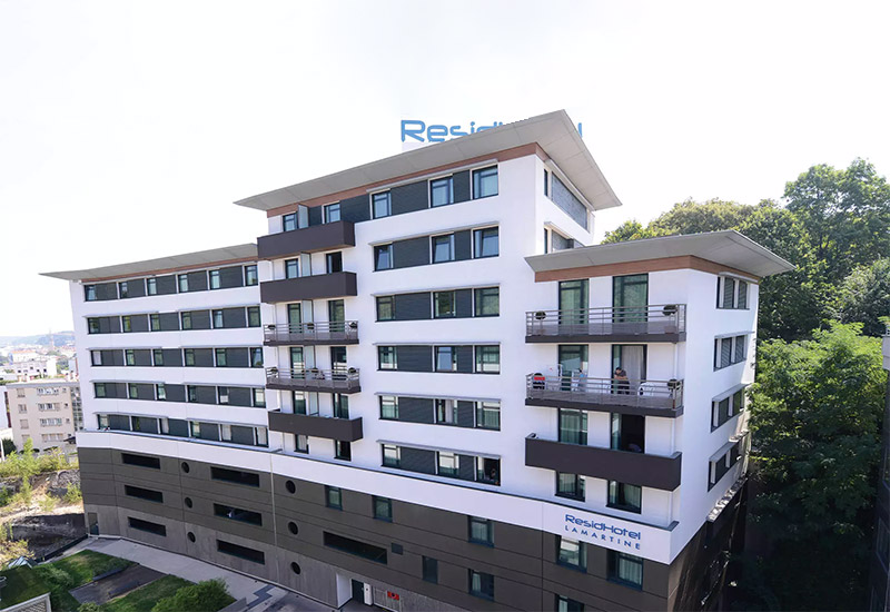residhotel-Tassin-la-Demi-Lune-facade-800X550 Façade de l'hôtel Residhotel Lyon Lamartine, à Tassin La Demi Lune