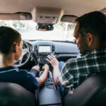 Père et fils conduite accompagnée
